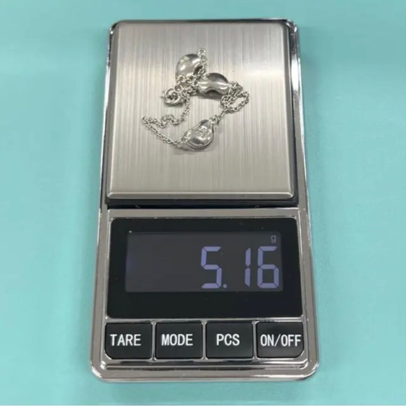 Tiffany & Co. Sterling Silver Elsa Peretti 3 Bean 7" Bracelet in Pouch & Box - Picture 2 of 7